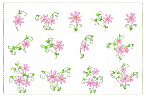 Crayon Flowers Embroidery Review
