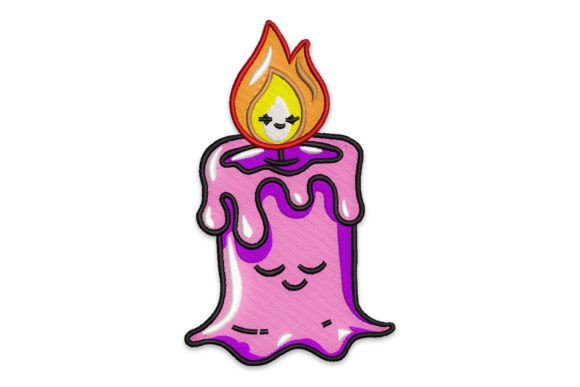Cute Candle Embroidery Design Review