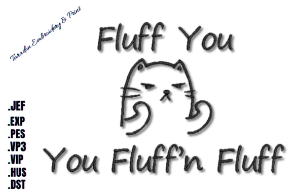 Fluff You Cat Embroidery Review for Seasonal Use