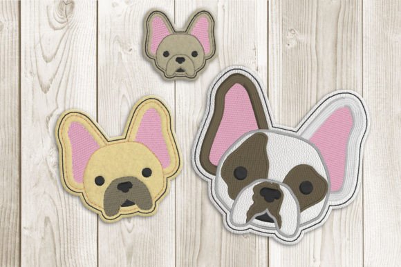 French Bulldog Face ITH Feltie Applique Review