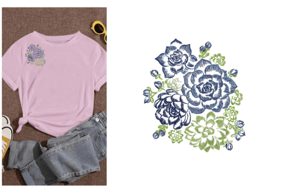 Fresh Flowers Embroidery Design Review