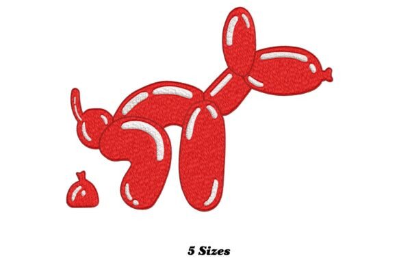 Funny Balloon Dog Poop Embroidery Review