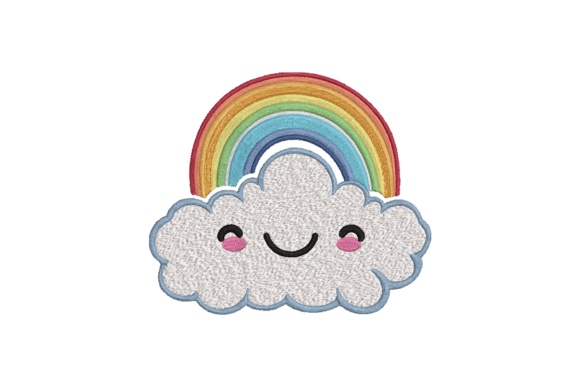 Happy Rainbow Cloud Embroidery Review