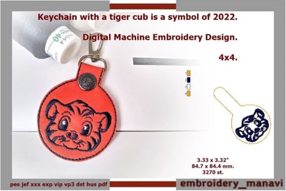 In the Hoop Keychain with a Tiger Review