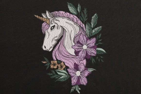 Magic Unicorn Flowers Embroidery Review