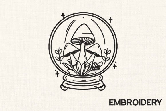 Mushrooms Art Boho Embroidery Review