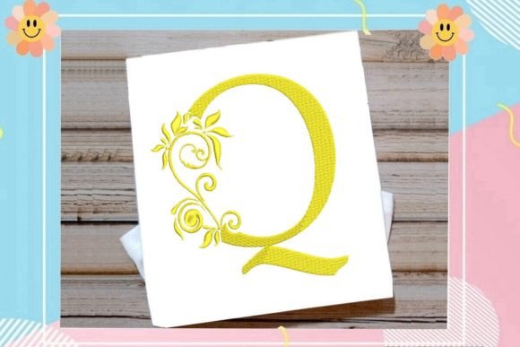 Q Beautiful Monogram Letter Review for Embroidery Projects