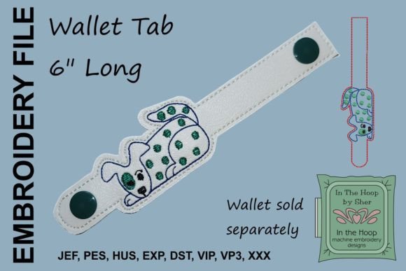 Spotted Dog Wallet Tab Review for Embroidery Projects