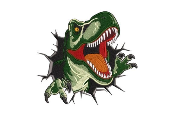 T-Rex Dinosaur Embroidery Design Review